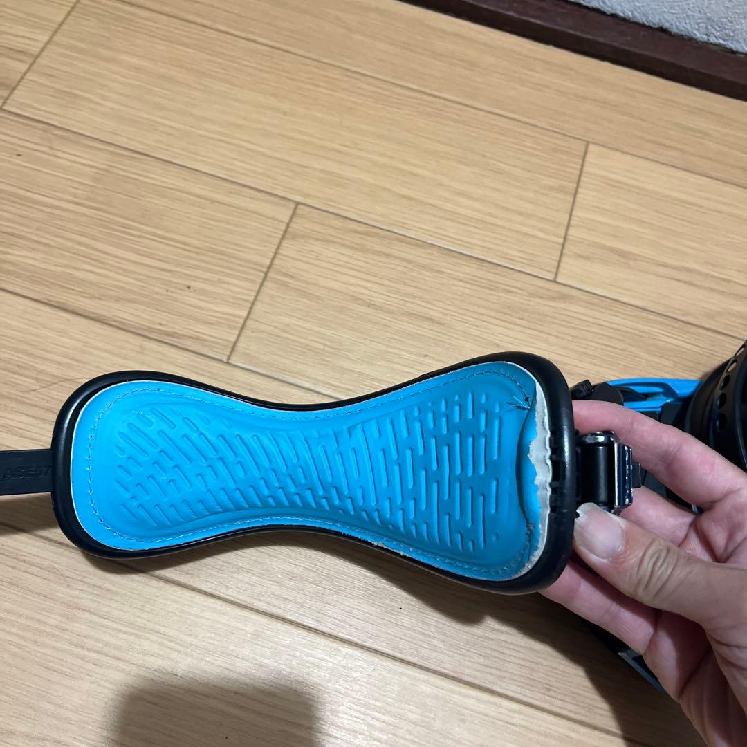 UNION スノーボード ビンディング ネイビー/ブルーMサイズ