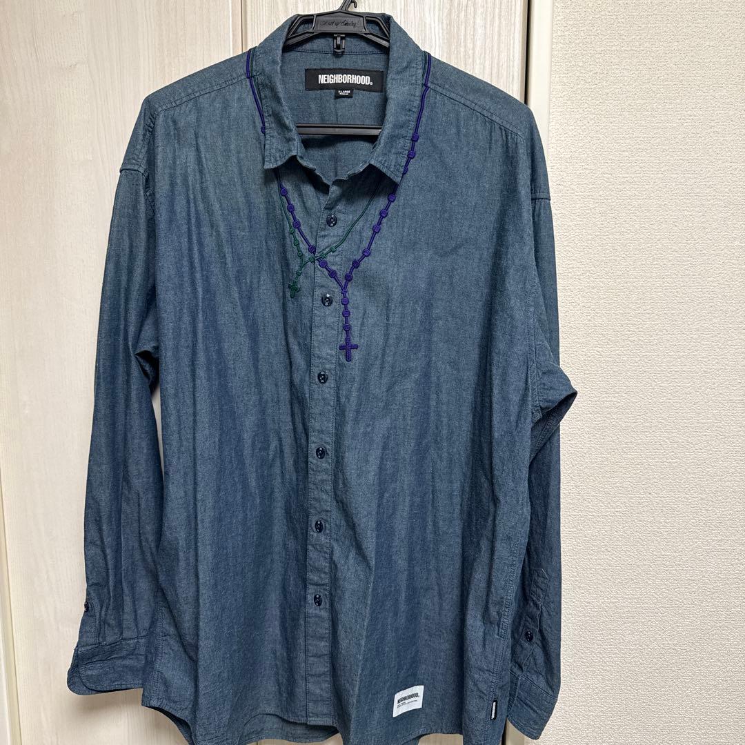 NEIGHBORHOOD デニム長袖シャツ X-LARGE