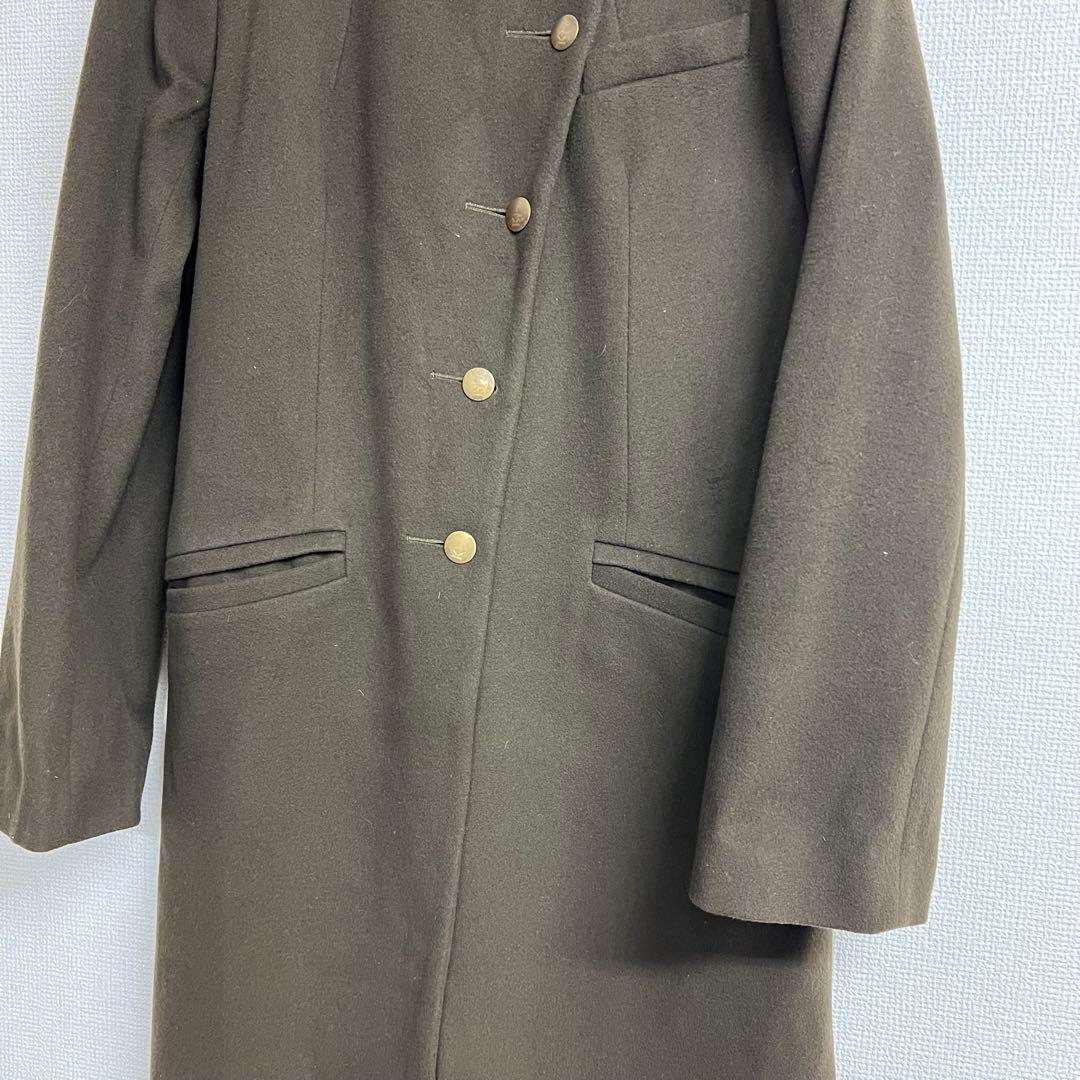 KENZO ウールカシミヤ　ロングコート　星柄総裏地