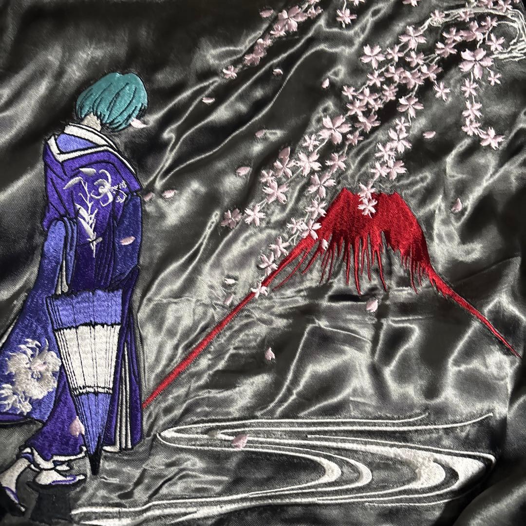 推しは御坂美琴 エヴァンゲリオン スカジャン 赤黒