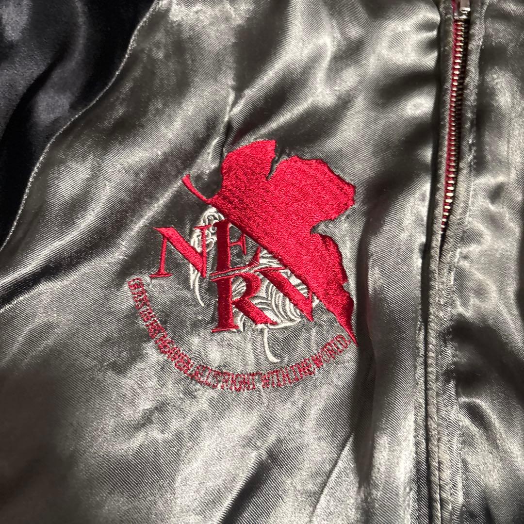 推しは御坂美琴 エヴァンゲリオン スカジャン 赤黒