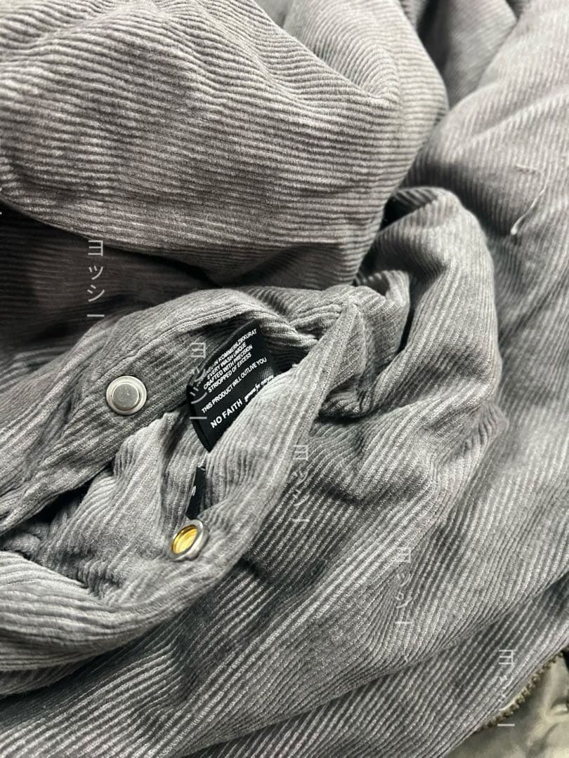 nofaith studios ウォッシュドリバーシブルヘビーブルゾン