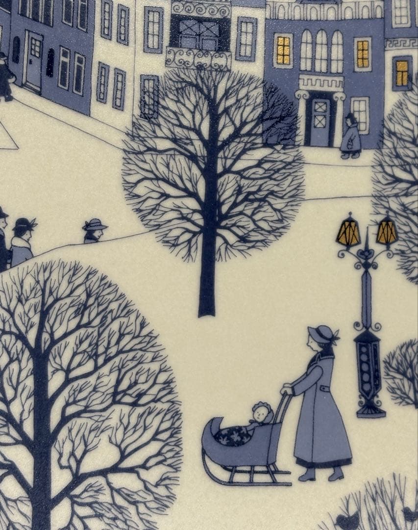 ARABIA ウオシッキネン 1985年クリスマスプレート(イヤープレート)