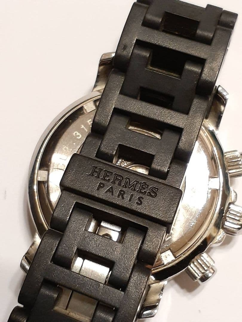 エルメス クリッパー ダイバー CL2 315 クロノグラフ 腕時計 デイト