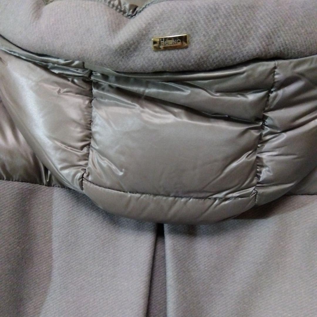 HERNO 大人もOK 切り替えダウン　グレージュ　12A