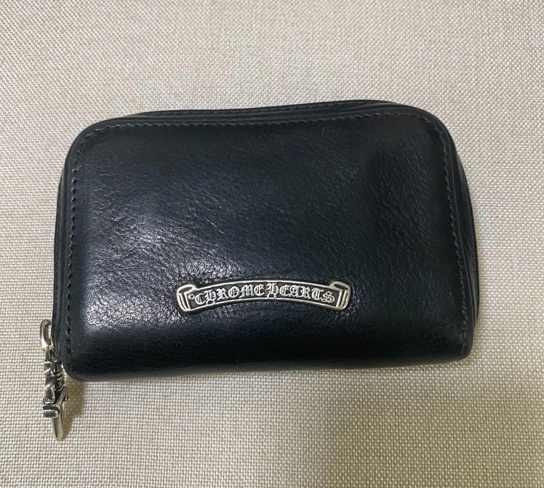 クロムハーツ 黒 レザー ケース