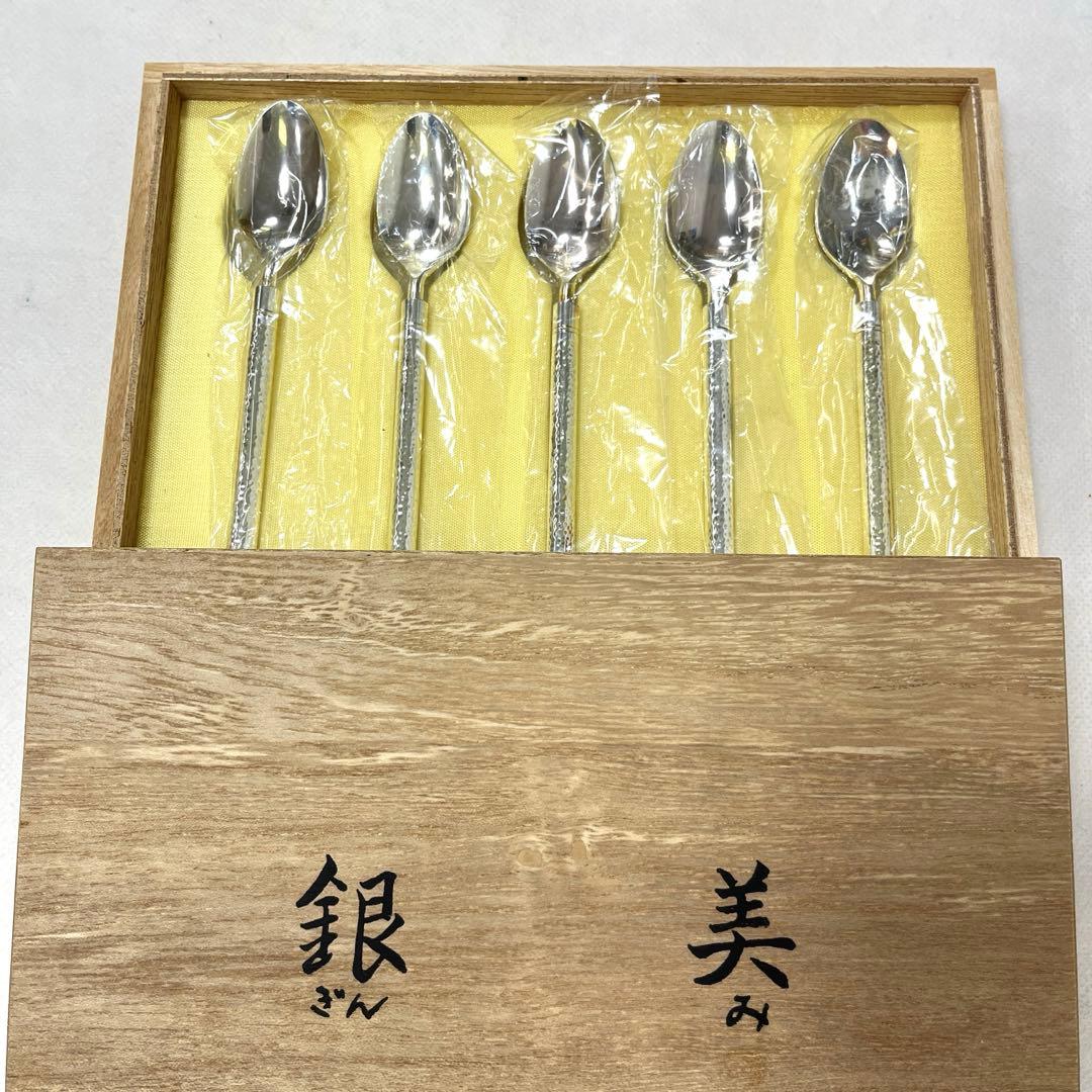 【未使用品】銀食器 スプーン5本セット