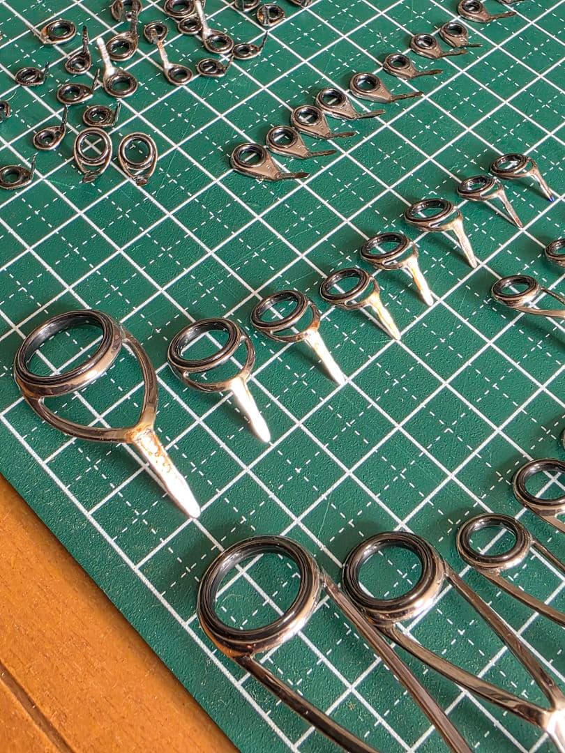 富士工業　FUJI　Sicガイド 75個セット　ロッドビルディング　補修に