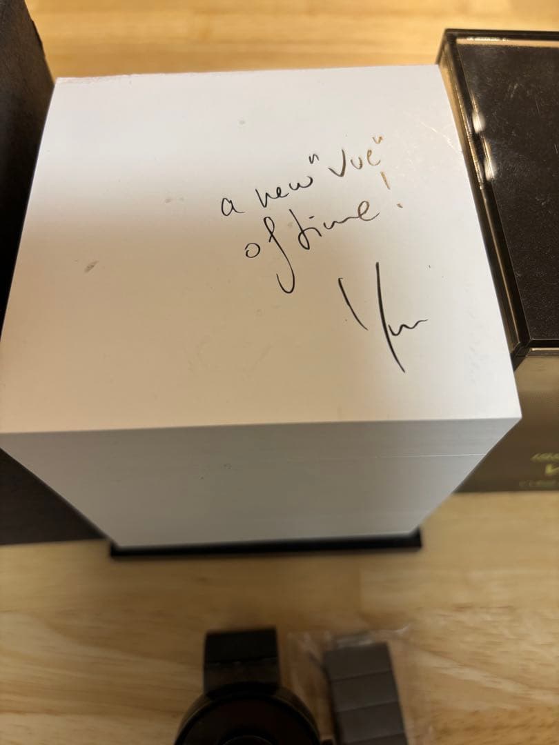 ISSEY MIYAKE イッセイミヤケ VUE 腕時計 黒文字盤