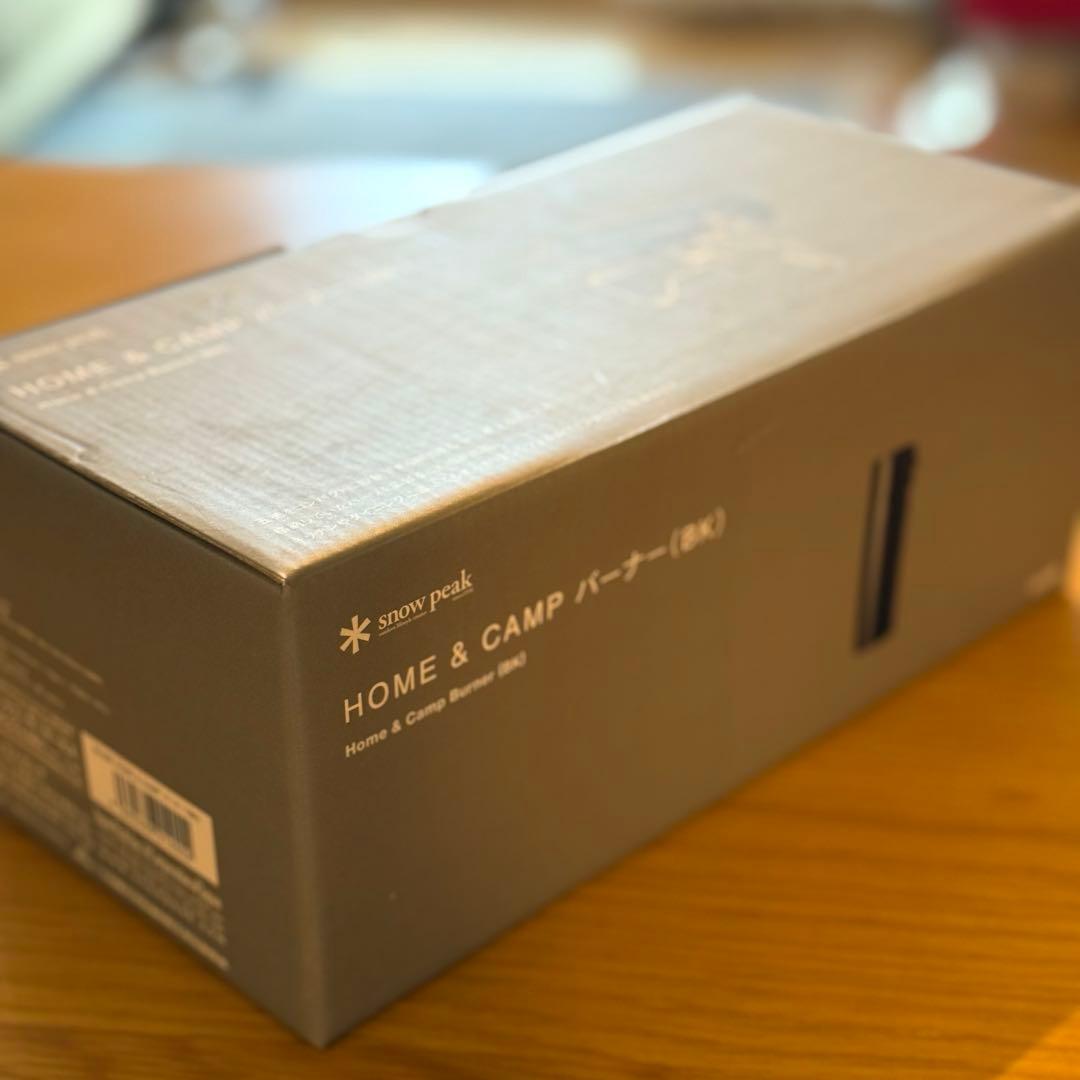 【新品未使用】スノーピーク ＆CAMPバーナー ブラックGS-600BK