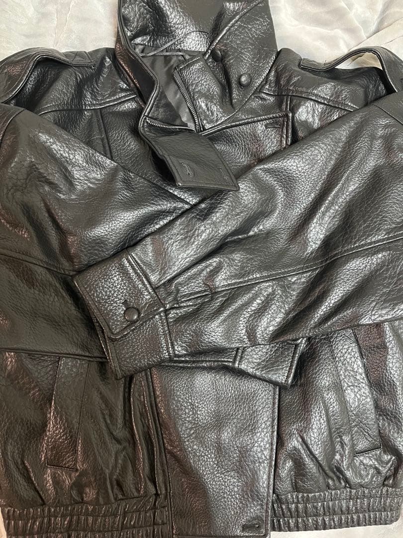 ZARA フェイクレザー ジャケット Lサイズ 新品未使用