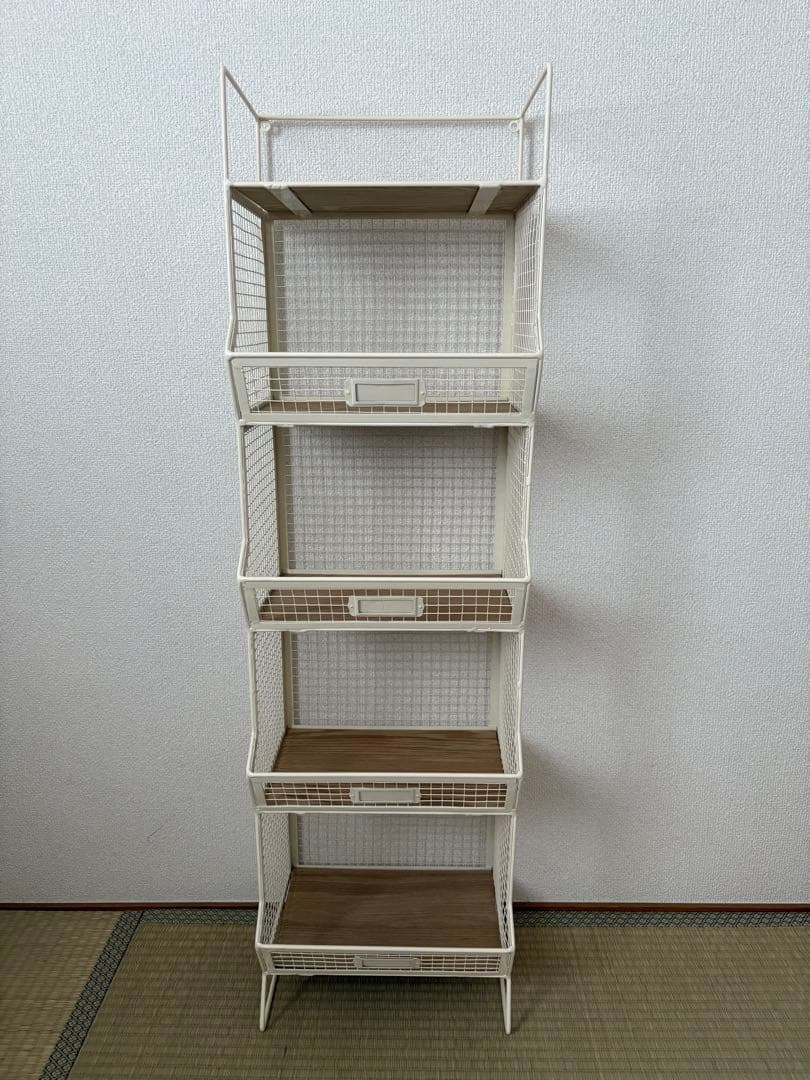 ZARA  ５段 ラック　定価２万円 収納 ストレージラック　棚板付き