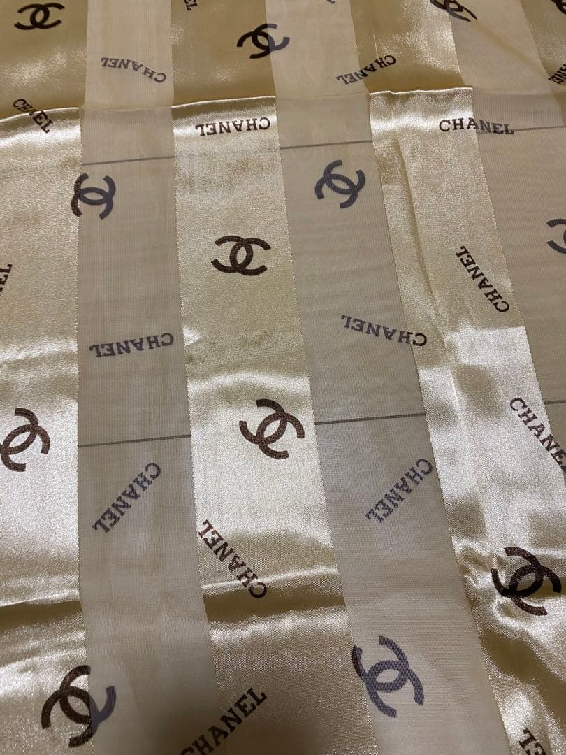 さ*ら様 CHANEL スカーフ　ロゴスカーフ