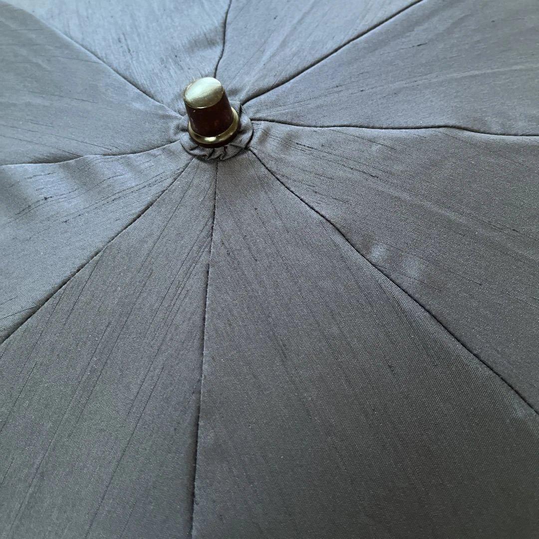 前原光榮商店 晴雨兼用日傘折りたたみ傘 シャンタン UVカット 紺 男女可