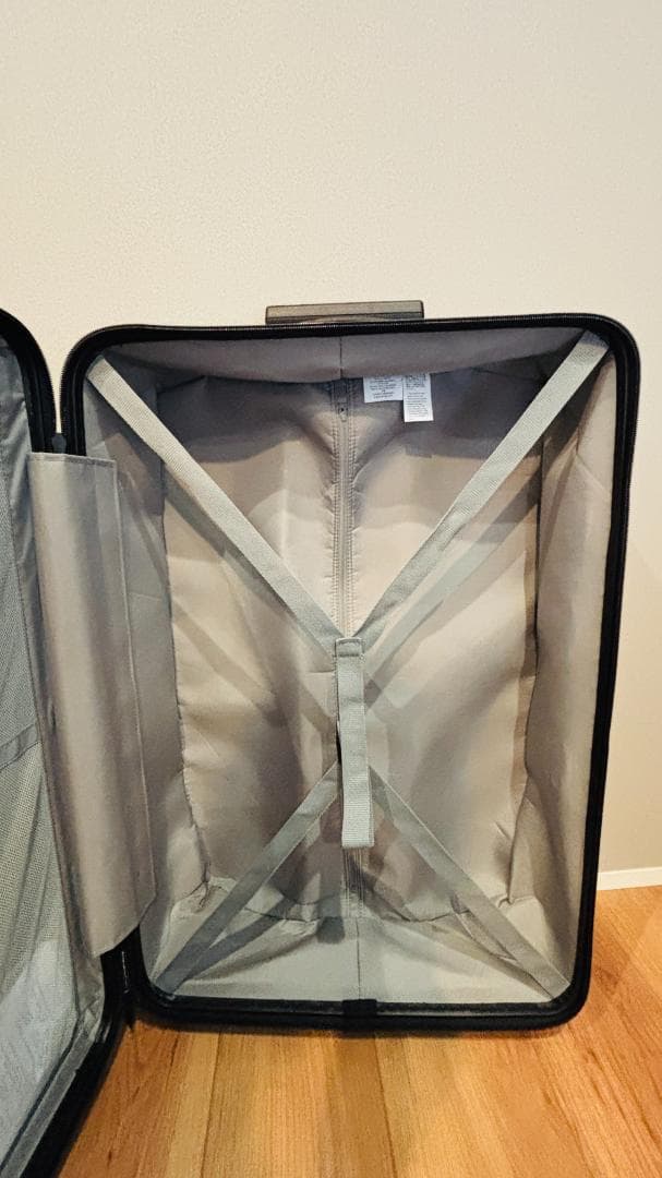 無印良品バーを自由に調節できるハードキャリーケース-C（１０５Ｌ）送料込み