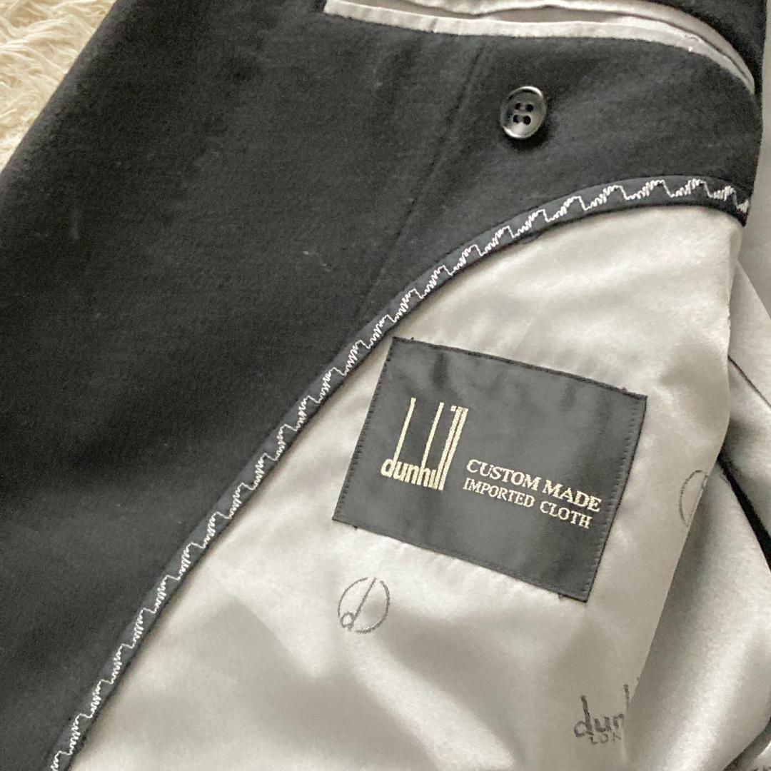 美品　ダンヒル　チェスター　ダブル　コート　XL相当　ブラック