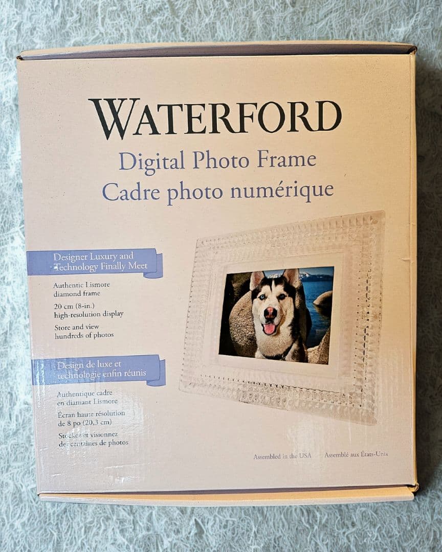 【新品未開封ウォーターフォードクリスタル デジタルフォトフレーム 8インチ 高級