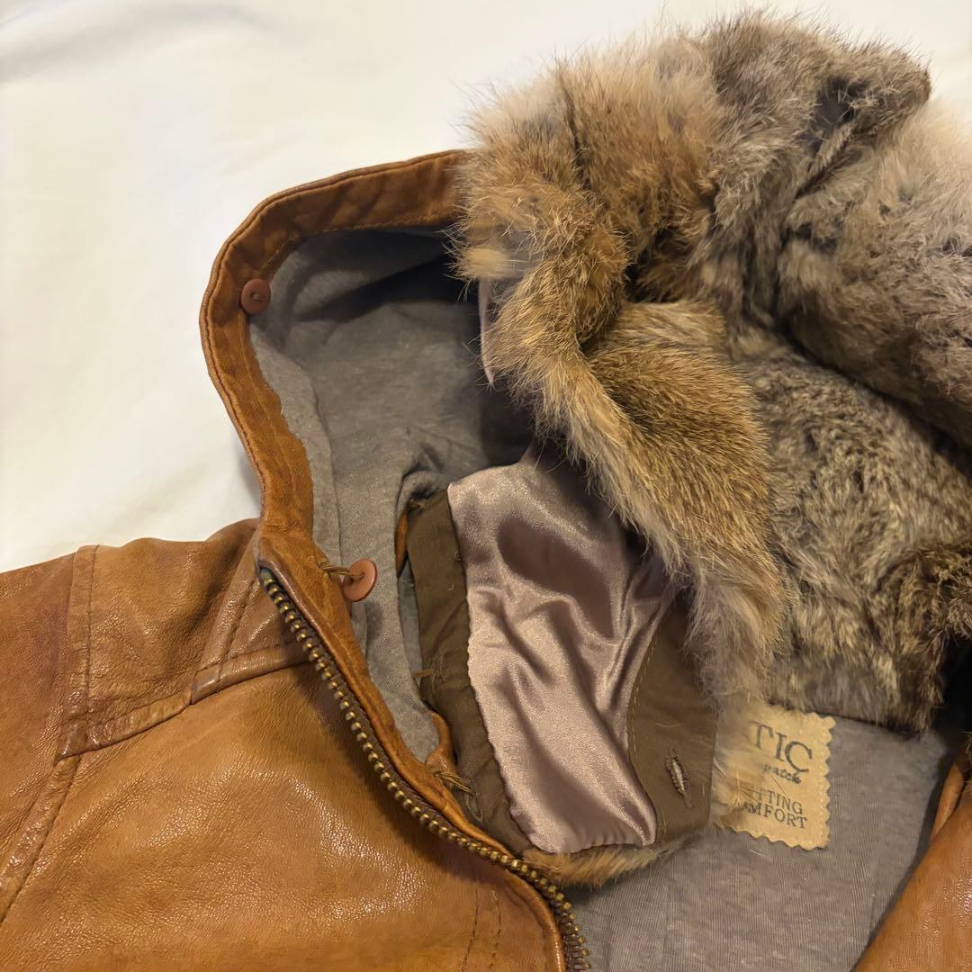 sistematic 羊革 レザージャケット　y2k ダブルジッパー