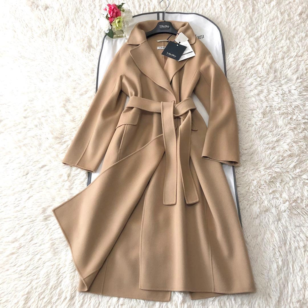 新品タグ付き‼️【マックスマーラ】42 ZENITHボタン付きコートミルクティー
