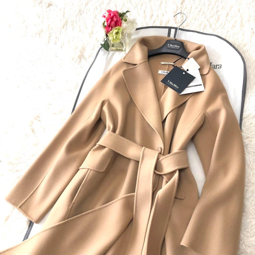 新品タグ付き‼️【マックスマーラ】42 ZENITHボタン付きコートミルクティー