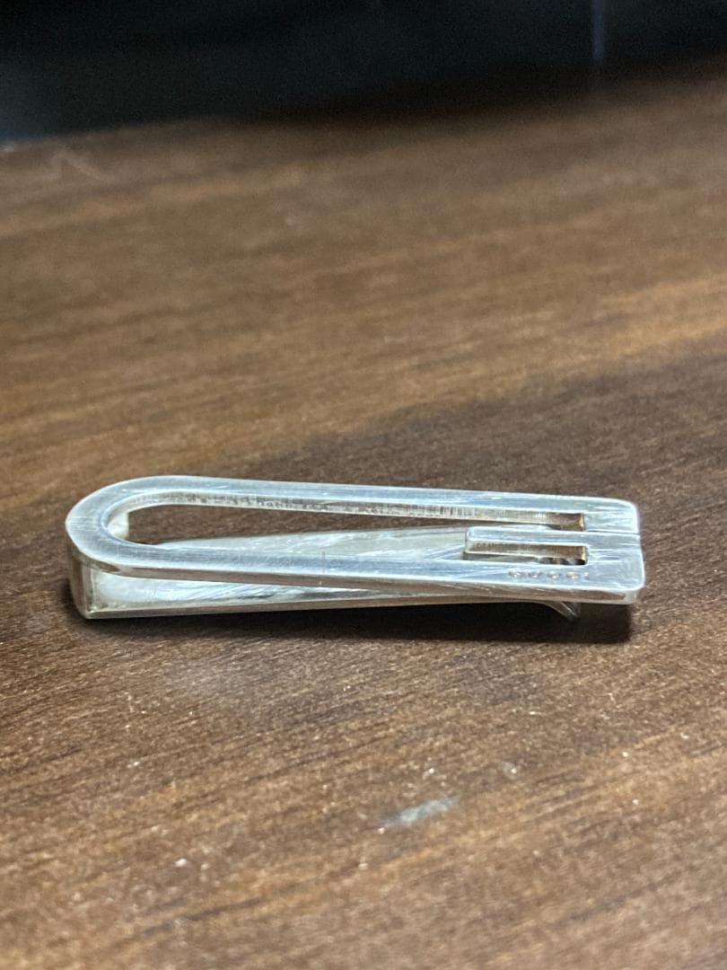 グッチ Gロゴ オープン マネークリップ シルバー 925