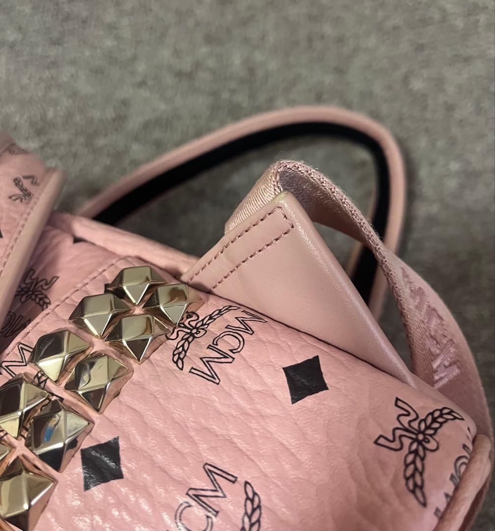 MCM ソフトピンク ミニ リュック