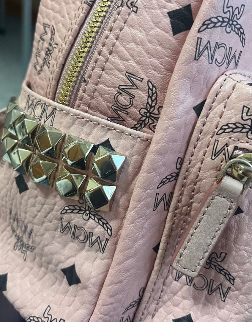 MCM ソフトピンク ミニ リュック