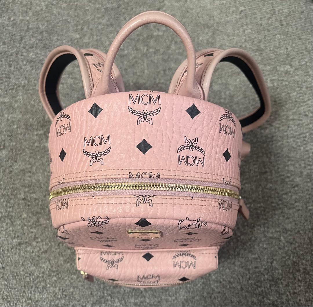 MCM ソフトピンク ミニ リュック