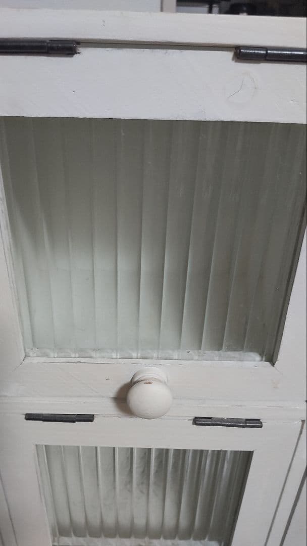 北欧風ホワイト 木製キャビネット 9個収納