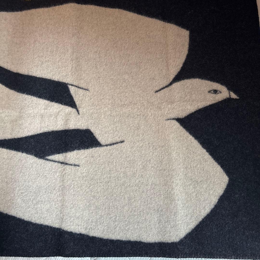 クリッパン✖️ミナペルホネン　ブランケット　鳥デザイン