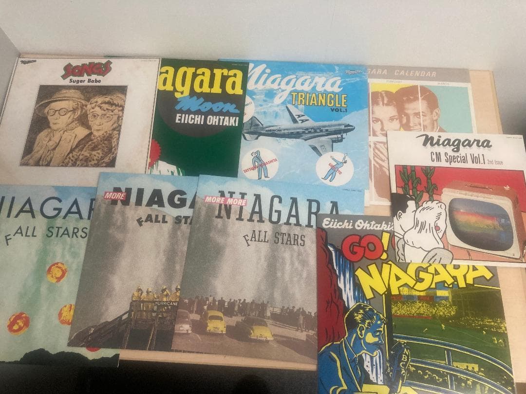 NIAGARA VOX LP9枚+特典本/大瀧詠一 希少な見本盤のセット