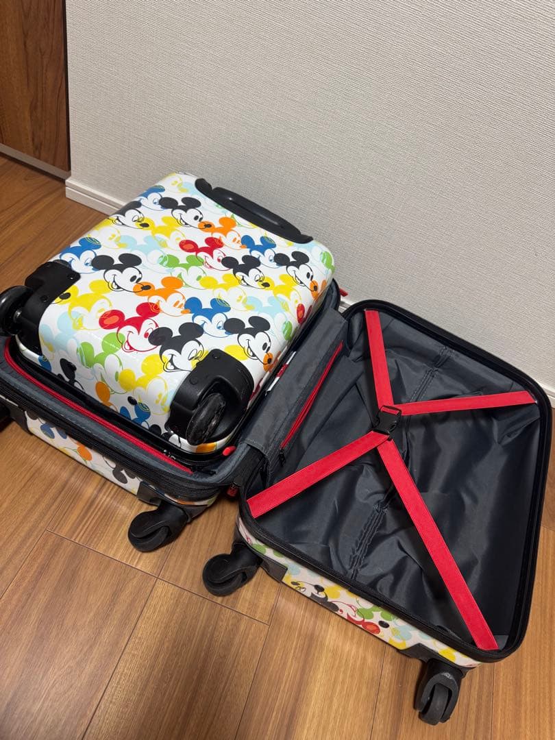 Disney ミッキーマウス キャリーケース 2個セット