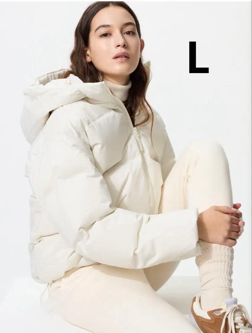 【2025新作】ユニクロ　シームレスダウンパーカ　L レディース