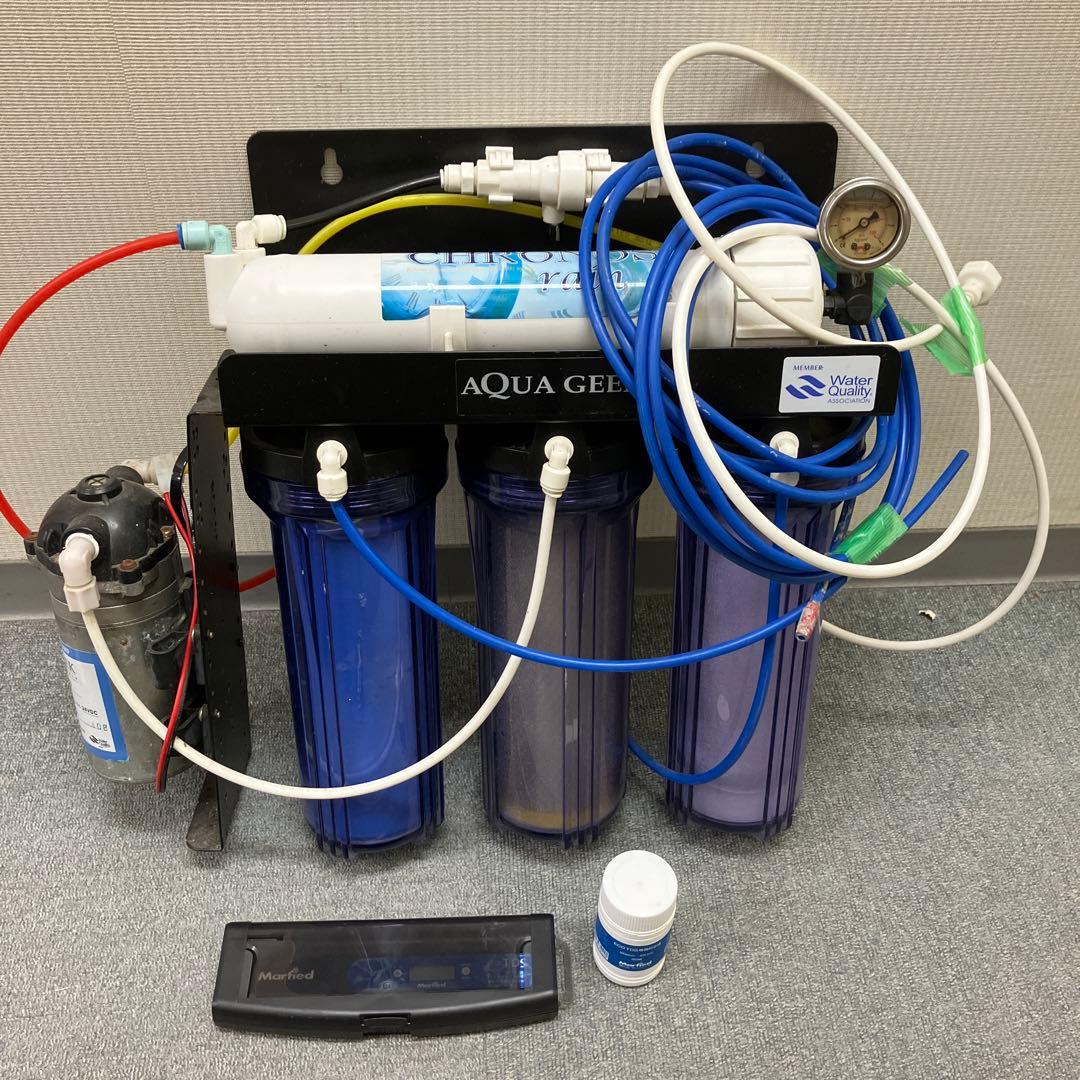 AQUAGEEK アクアギーク　クロノスレイン　RO浄水器　海水魚　珊瑚