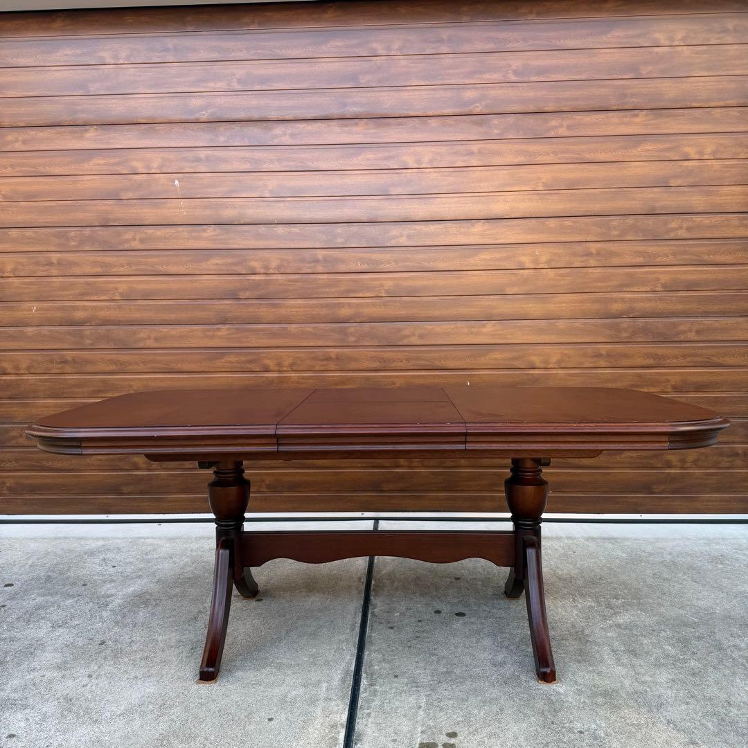 美品 マルニ ダイニングテーブル 地中海 エクステンション