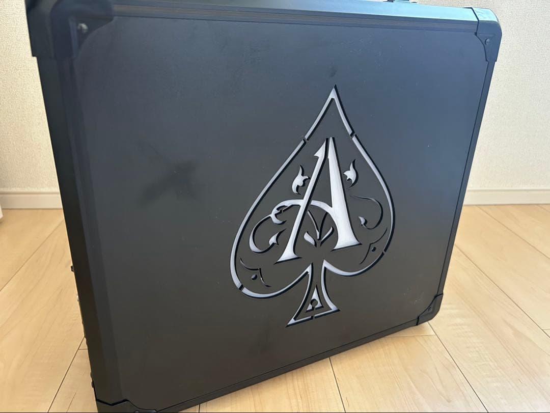 アルマンド信号機アタッシュケース　ロゼ、ゴールド、グリーン3本セット(空き瓶)