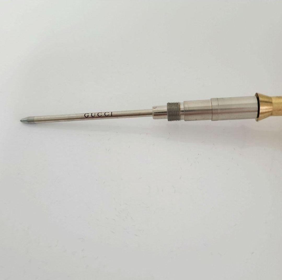 GUCCI ボールペン 専用ケース 説明書付き ホワイト ゴールド