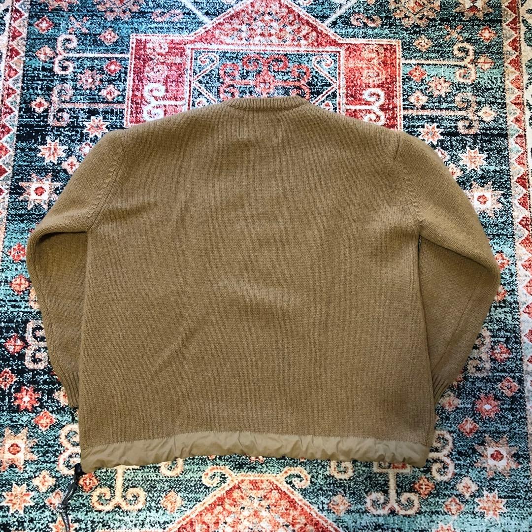 【送料込】 アンドワンダー andwander ウール ニットセーター