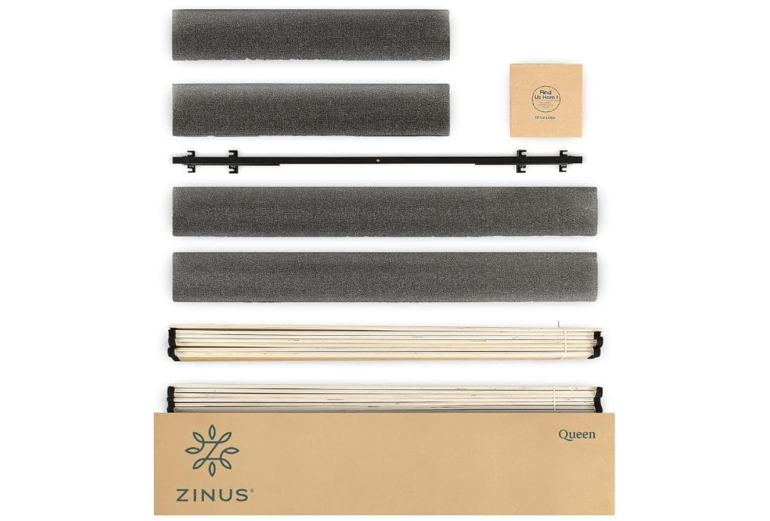 ZINUS 布張り ベッドフレーム シングル