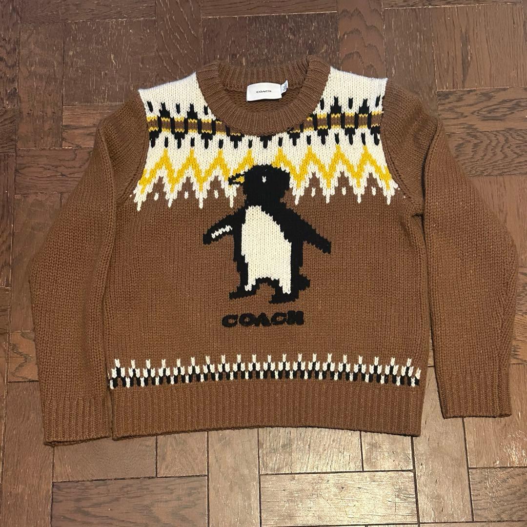 コーチ　ペンギンニット