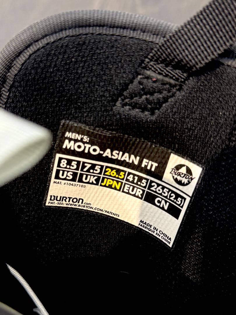 バートン MOTO アジアンフィットオマケ有美品