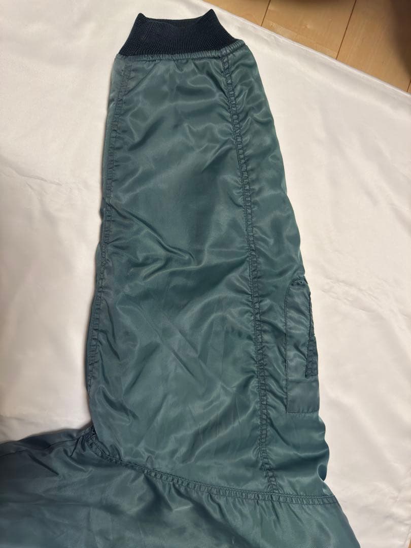 ユーロ古着　MA-1 FLYING TIGER ブルーグリーン　Lサイズ