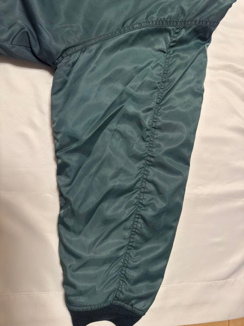 ユーロ古着　MA-1 FLYING TIGER ブルーグリーン　Lサイズ