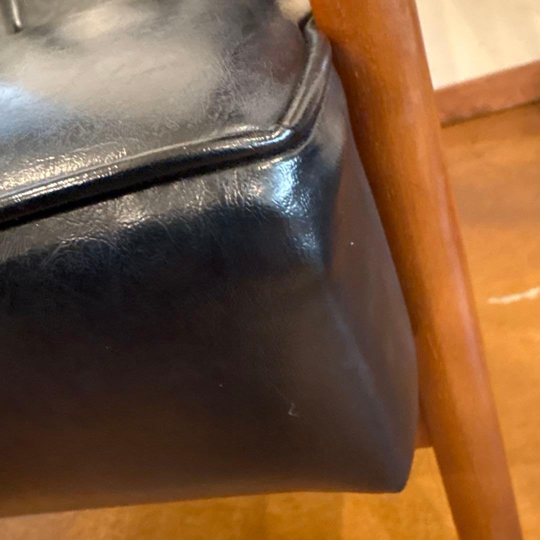 カリモク60 1人掛けソファ 黒②