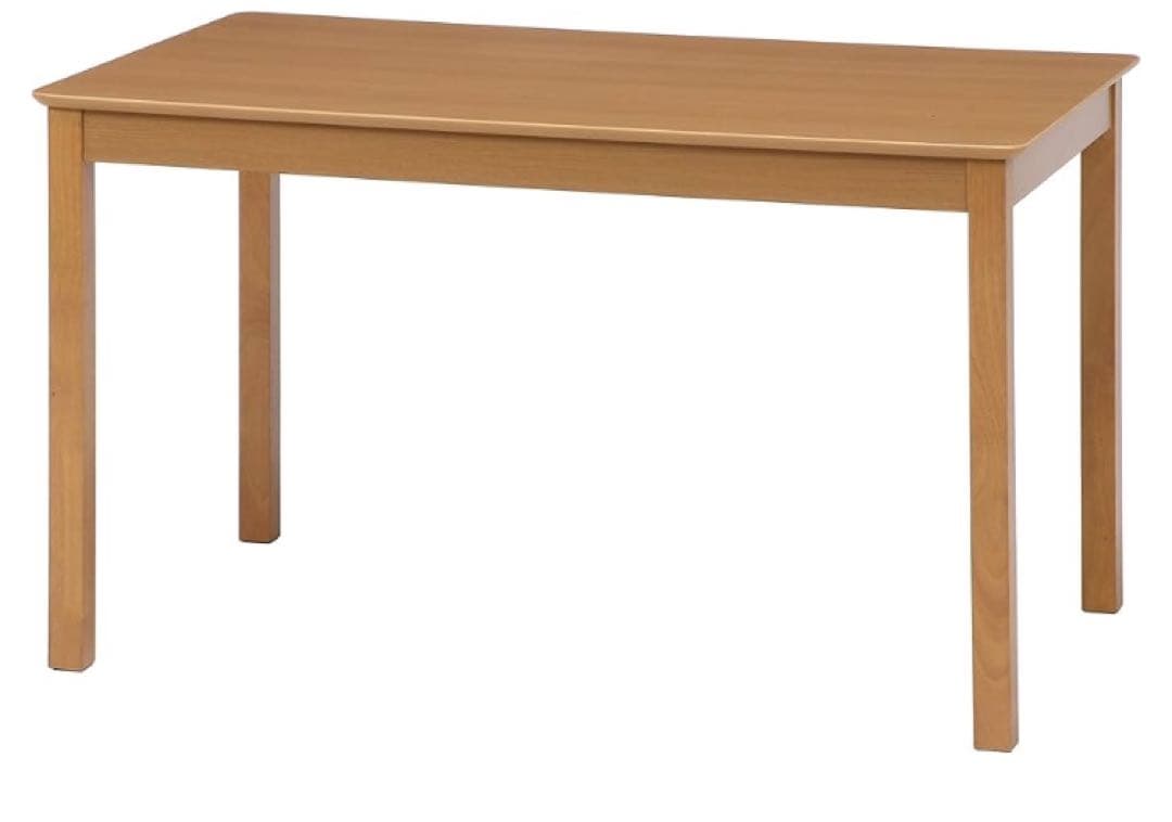 ダイニングテーブル 4人用 幅120cm ナチュラル 天然木 簡単組立て