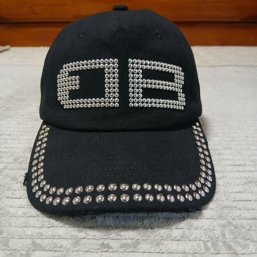BEEDEN BD STUDS DAMAGE CAP ブラック ビーデン