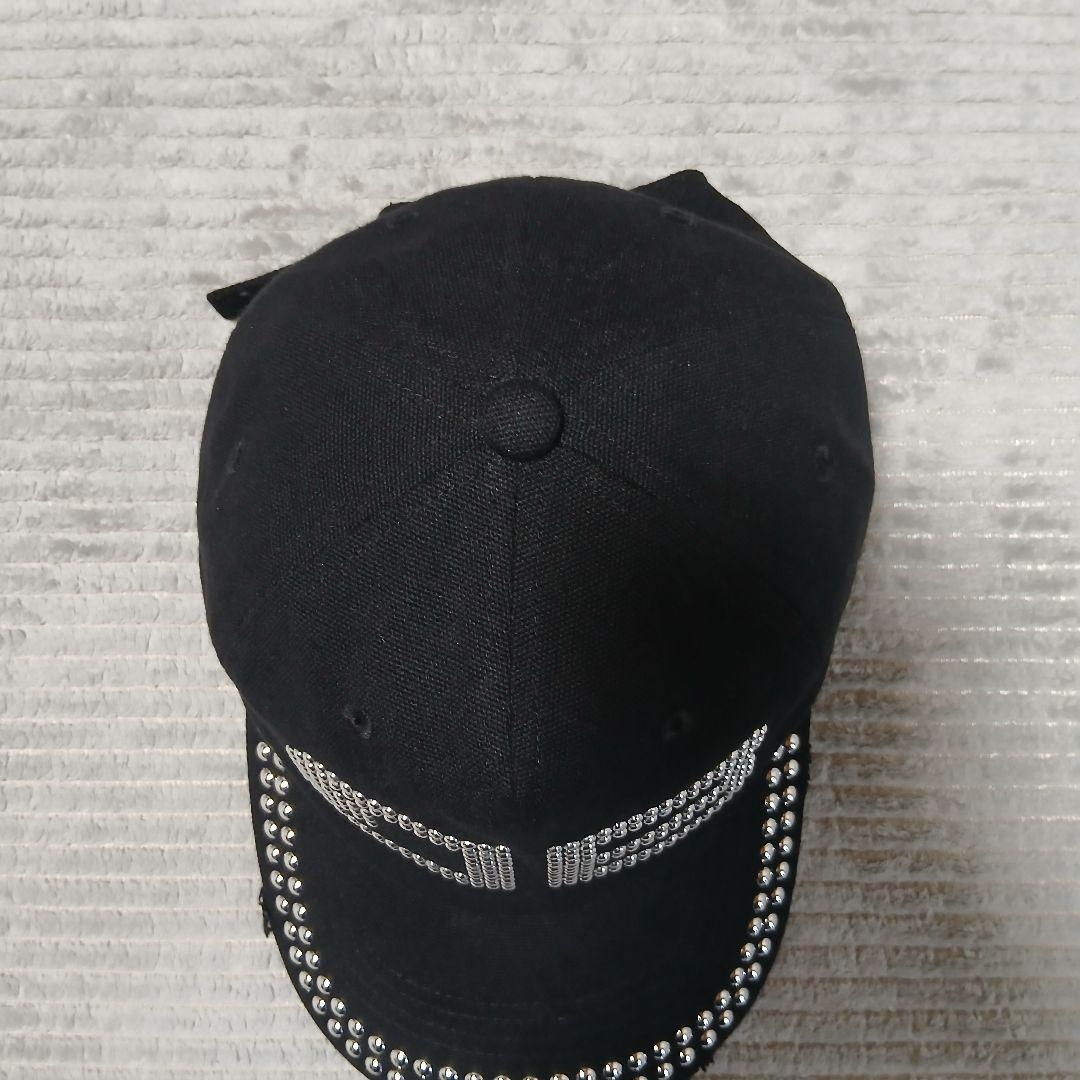 BEEDEN BD STUDS DAMAGE CAP ブラック ビーデン