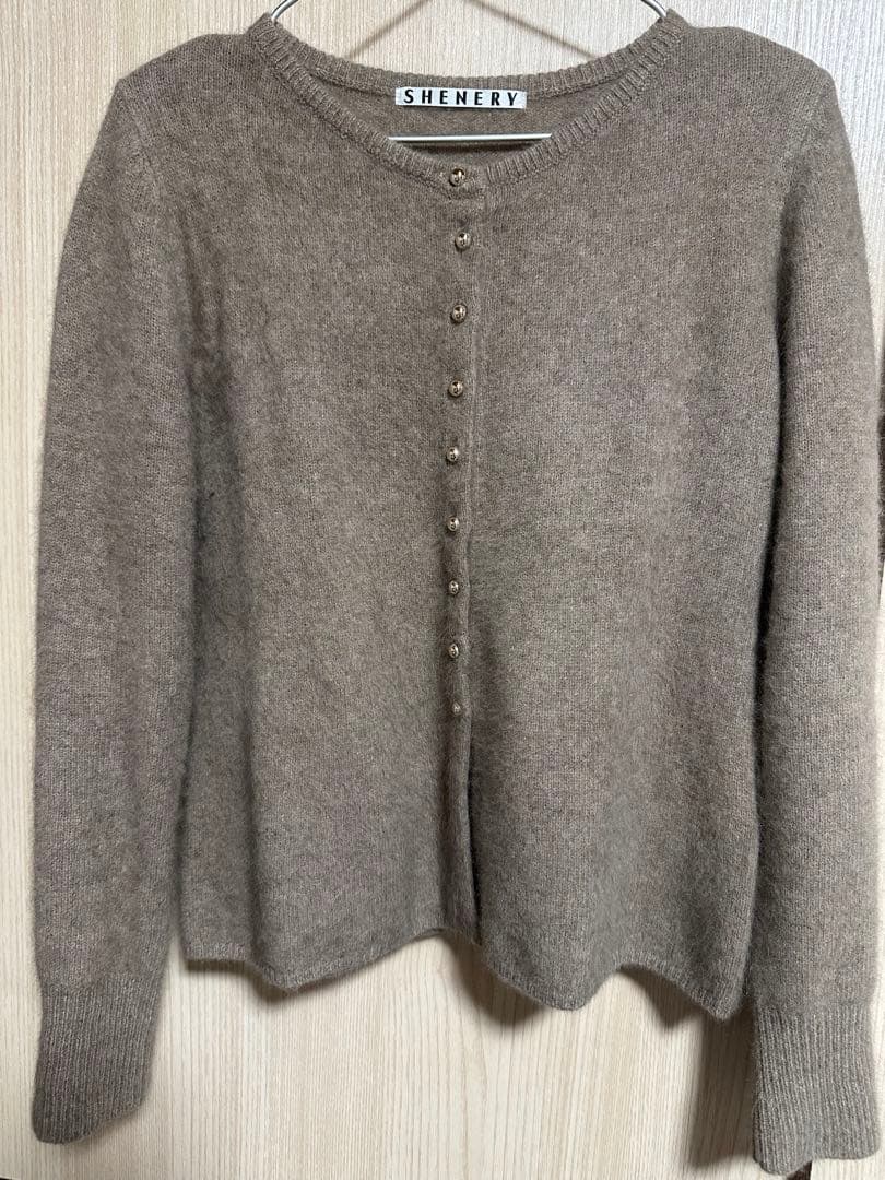 匿名配送　ペプラム　ラクーン　ニット　シーナリー　shenery