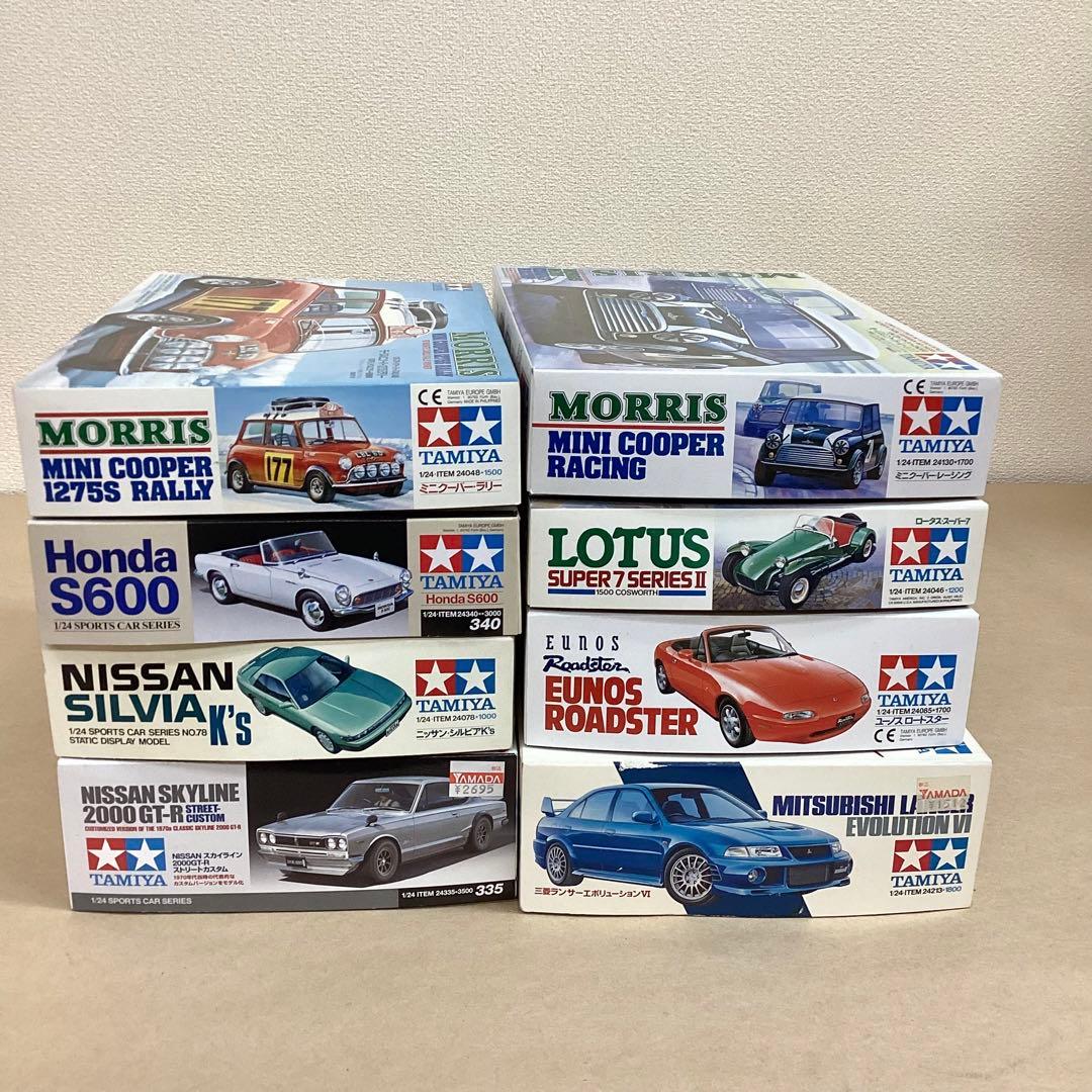 タミヤ 1/24 スポーツカーシリーズ　8個セット モーリス・ミニクーパー等