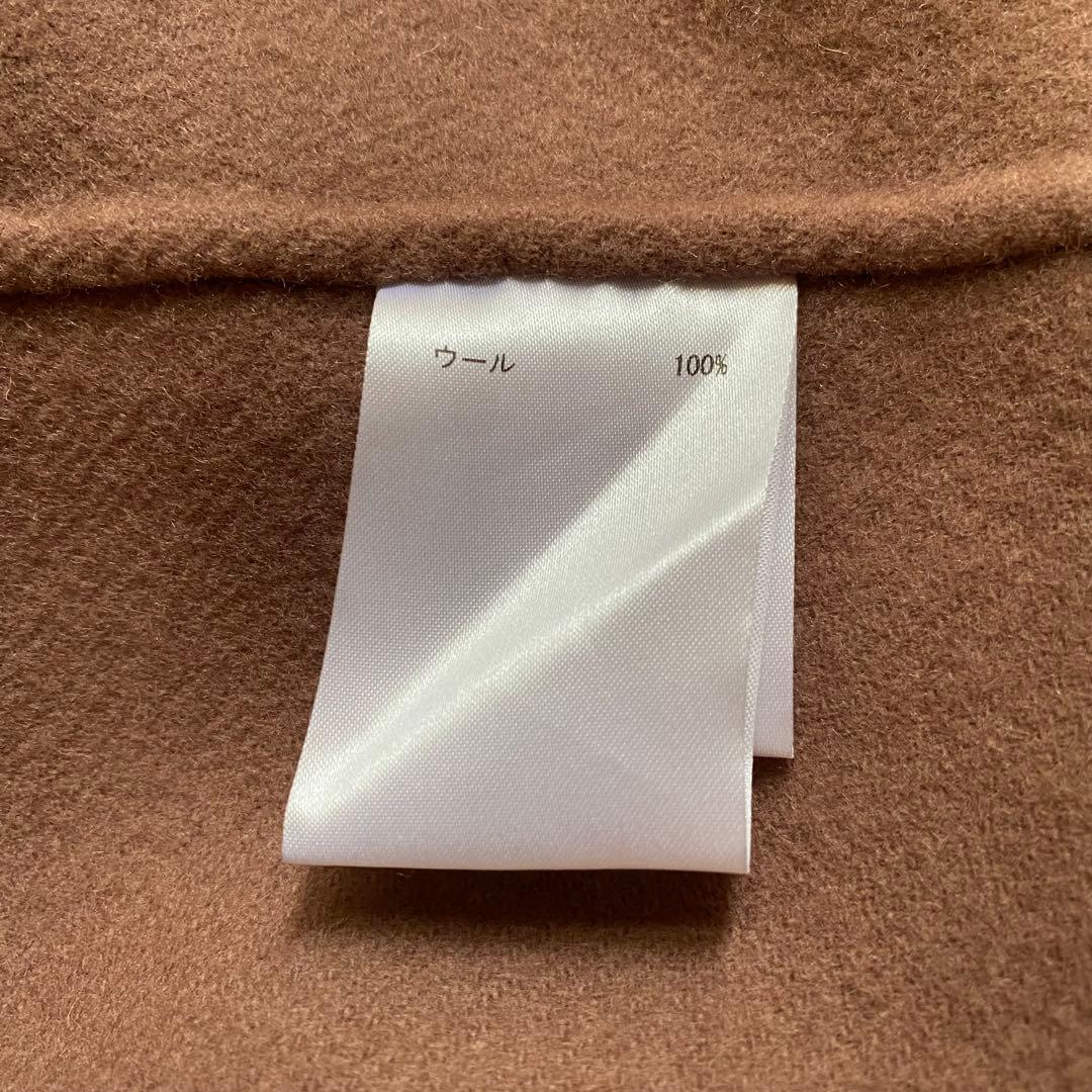 グレースクラス　ウールリバーコート　ガウンコート　ロング　ダブルフェイス